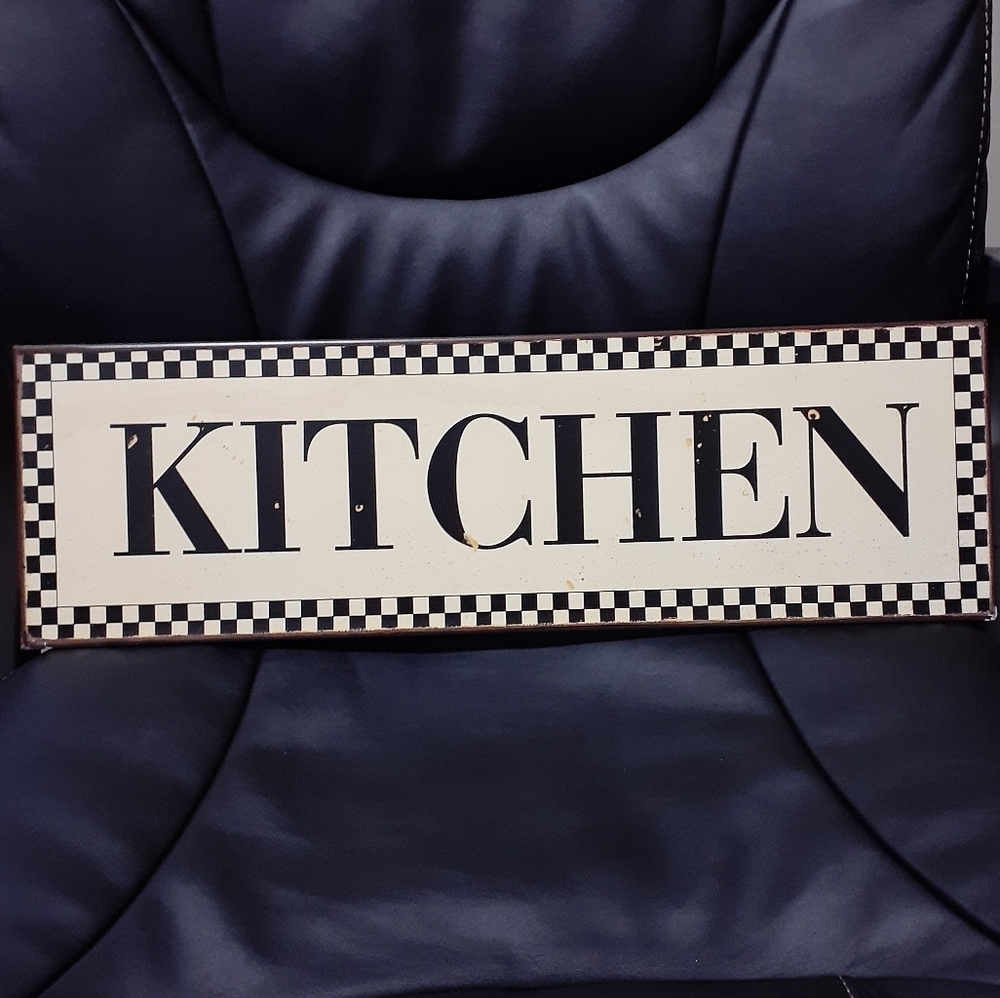 Kitchen sign
